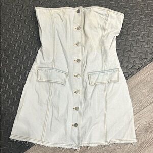 Lioness Light Blue Denim dress